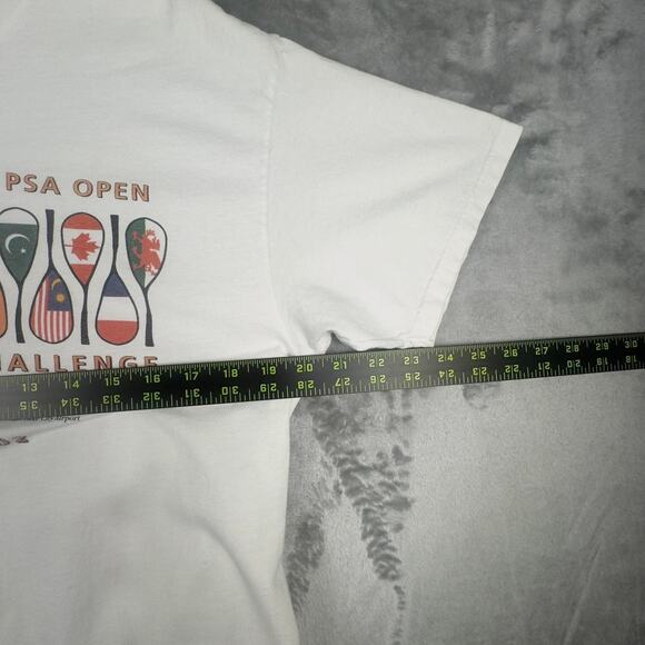 Vintage 2002 Squashworks PSA Open and Krispy Kreme Challenge White T-shirt M - Picture 5 of 5